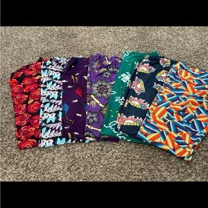 Lularoe bottle of 7  pairs, tall and curvy leggings